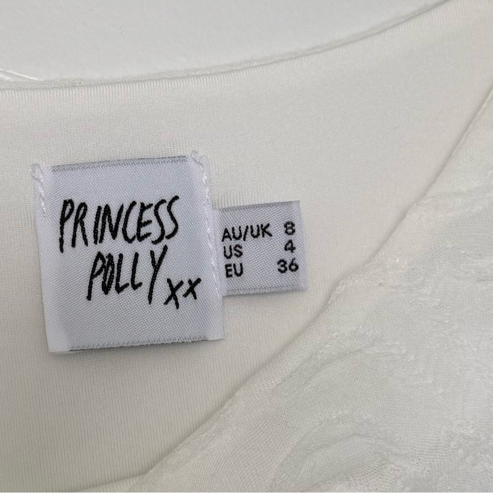 Princess Polly White Textured Set - Picture 2 of 4